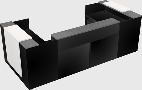 Reception desk u-shape
