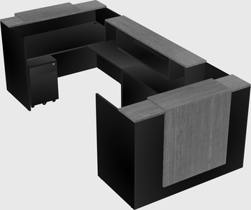 Reception desk u-shape