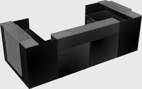 Reception desk u-shape