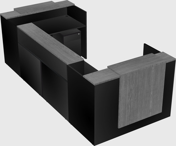 Reception desk u-shape