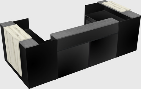 Reception desk u-shape