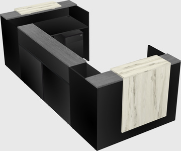 Reception desk u-shape