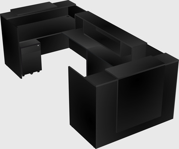Reception desk u-shape