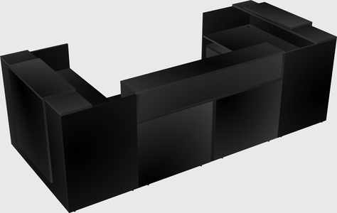 Reception desk u-shape