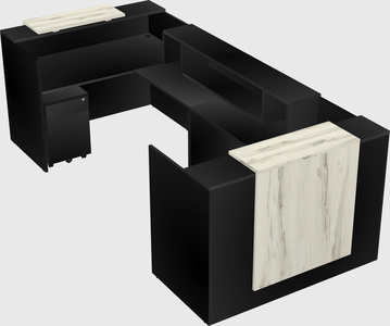 Reception desk u-shape