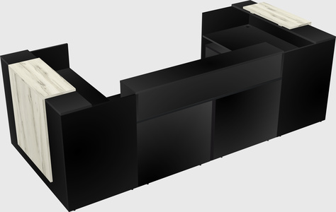 Reception desk u-shape