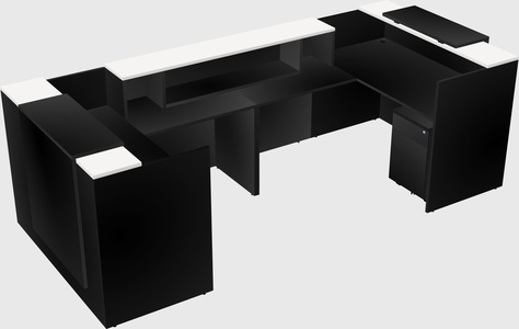 Reception desk u-shape