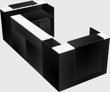 Reception desk u-shape
