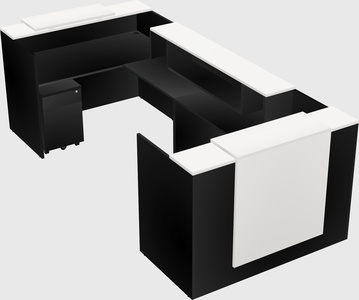 Reception desk u-shape