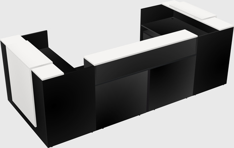 Reception desk u-shape