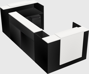 Reception desk u-shape