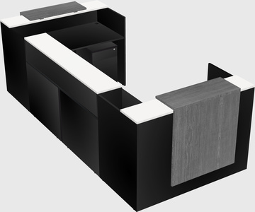 Reception desk u-shape