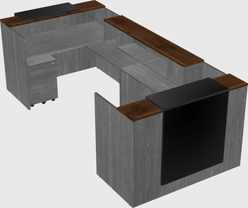 Reception desk u-shape