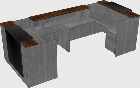 Reception desk u-shape
