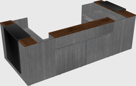 Reception desk u-shape