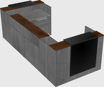 Reception desk u-shape