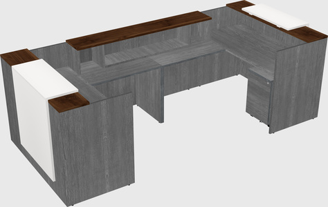 Reception desk u-shape