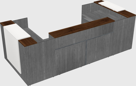 Reception desk u-shape