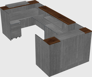 Reception desk u-shape