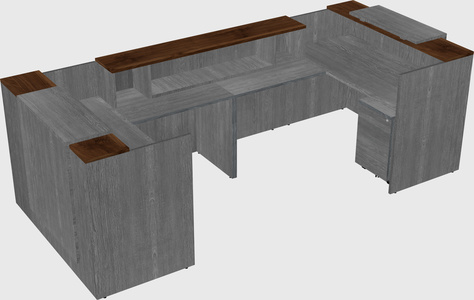 Reception desk u-shape