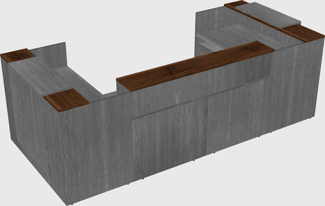 Reception desk u-shape