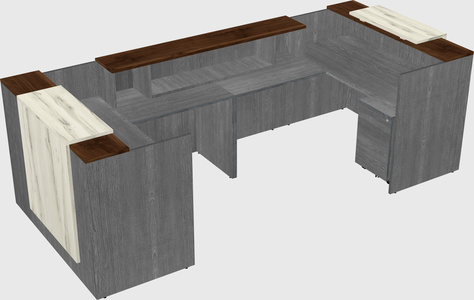 Reception desk u-shape