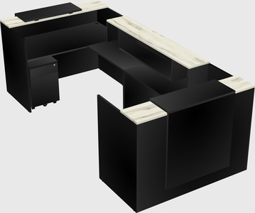 Reception desk u-shape
