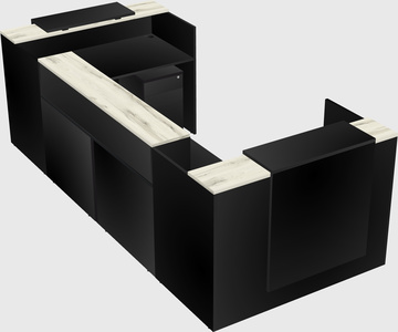 Reception desk u-shape