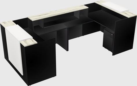 Reception desk u-shape
