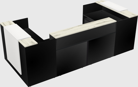 Reception desk u-shape