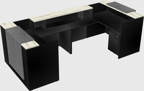 Reception desk u-shape