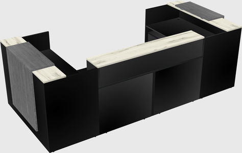 Reception desk u-shape