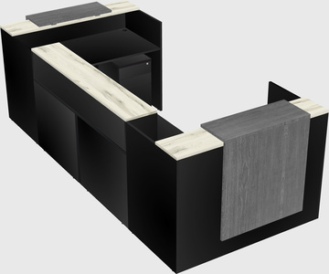 Reception desk u-shape