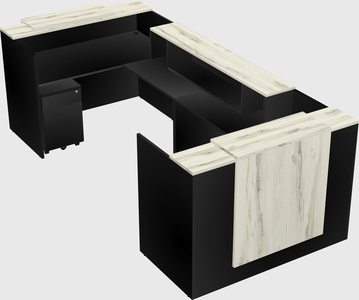 Reception desk u-shape