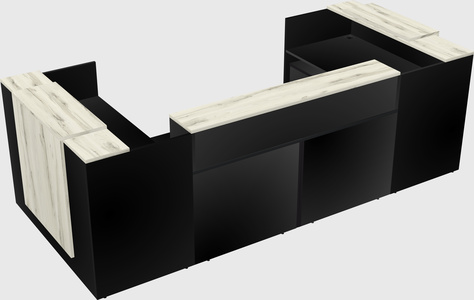 Reception desk u-shape