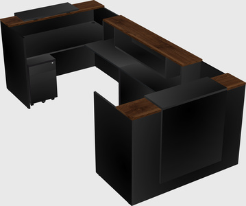 Reception desk u-shape