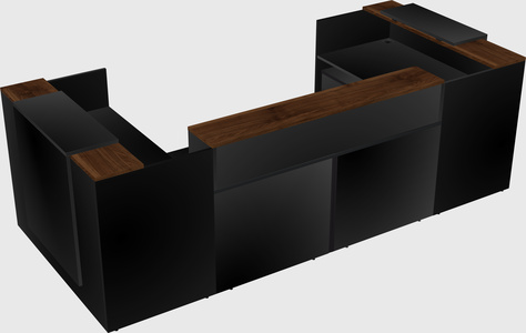 Reception desk u-shape