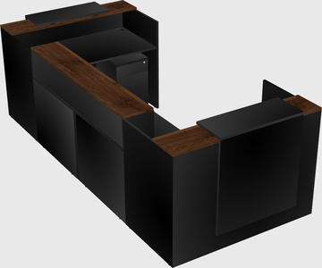 Reception desk u-shape