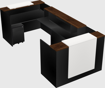 Reception desk u-shape