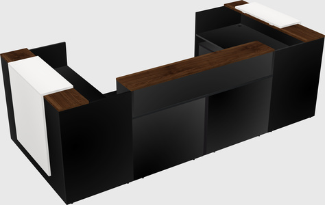 Reception desk u-shape