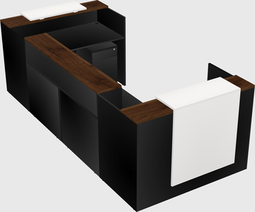 Reception desk u-shape