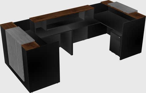 Reception desk u-shape