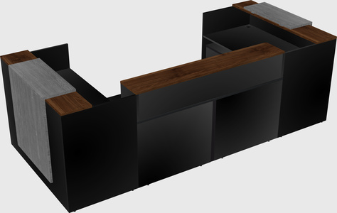 Reception desk u-shape