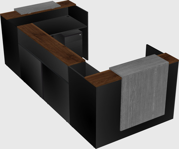 Reception desk u-shape