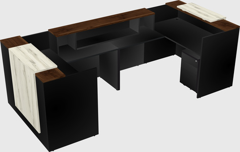 Reception desk u-shape