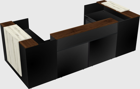 Reception desk u-shape