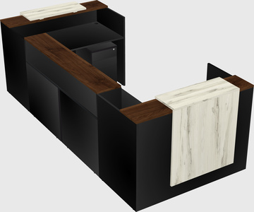 Reception desk u-shape
