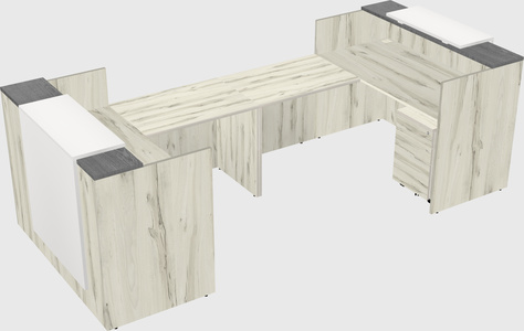Reception desk u-shape
