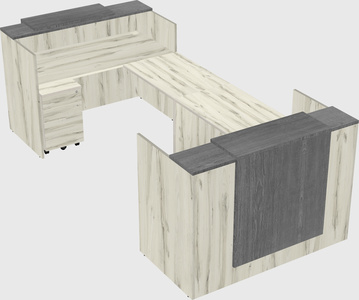 Reception desk u-shape