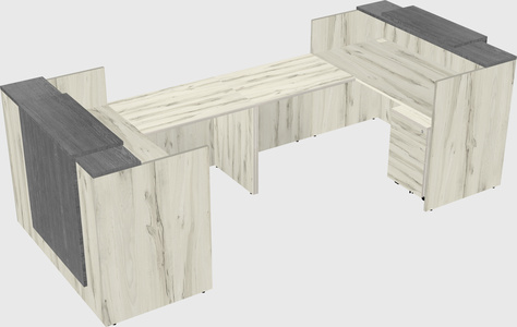 Reception desk u-shape